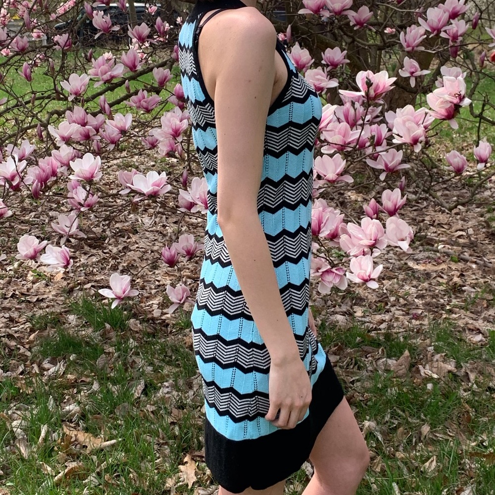 Patterned Sweater Dress - Picture 3 of 4
